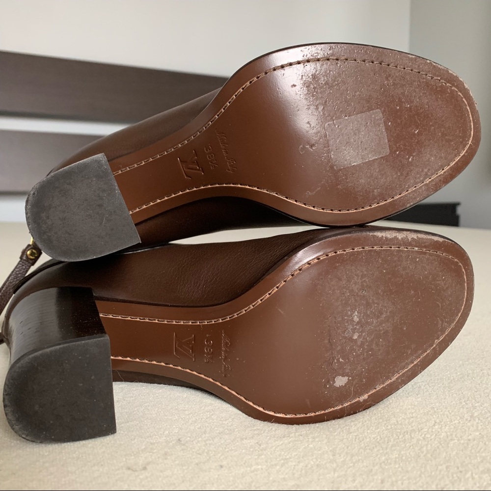 Louis Vuitton monogram imprint ankle boots - Picture 6 of 6